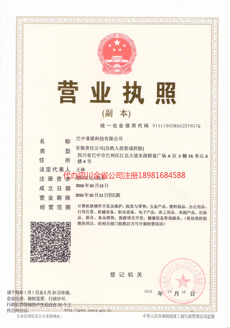 阜阳阜阳喜联科技有限公司